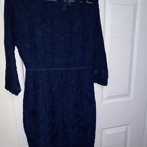 Blue navy dress